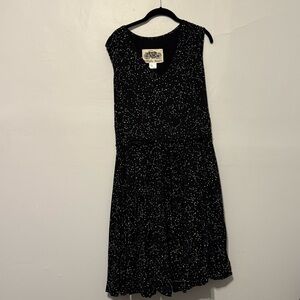 Effie’s Heart Constellation print black tank dress